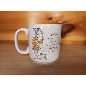 Vintage 1993 CURRENT Where's That Darn Fairy Godmother When you Need Her? Mug